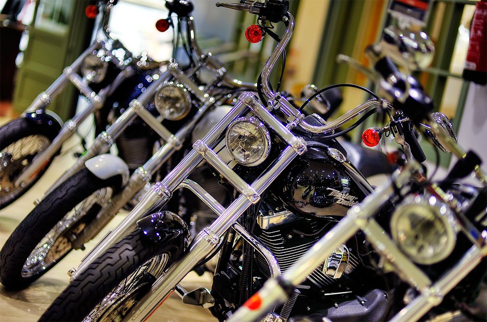Interior del concesionario Espacio Harley-Davidson Barcelona